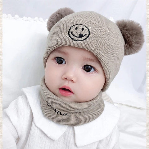 Baby Winter Hat Scarf Set